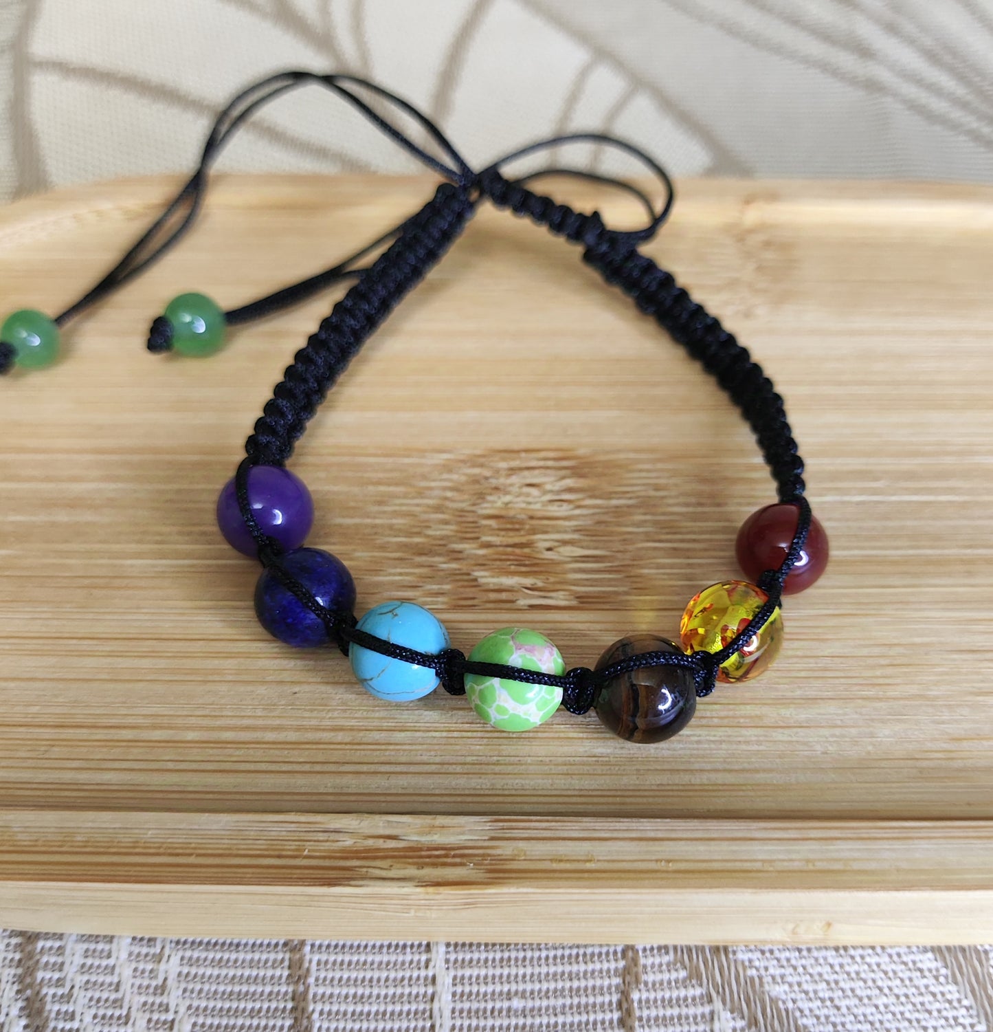 Pulsera piedras colores